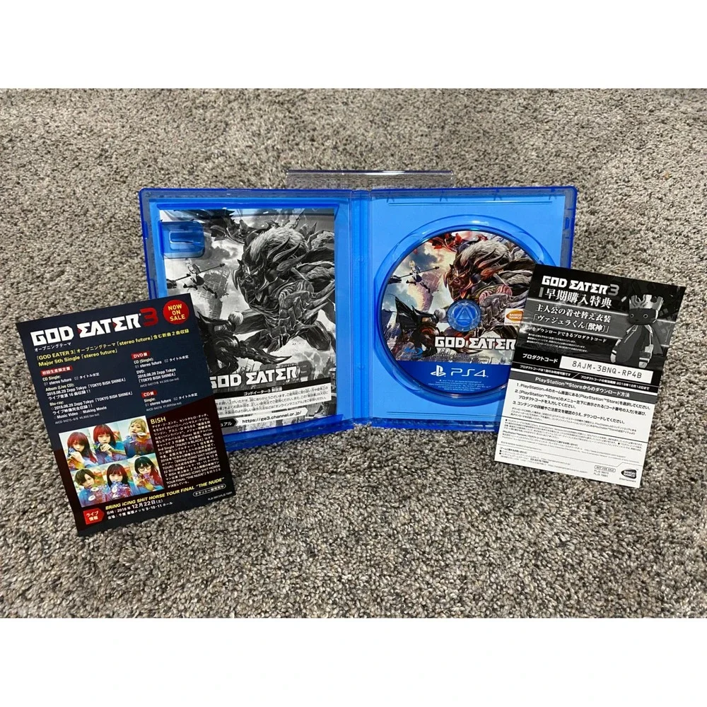 Video Game PS4 Japanese Import God Eater 3 Bandai Namco